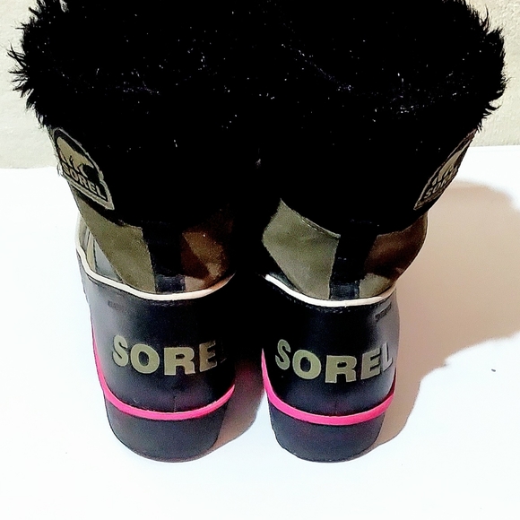 SOREL TIVOLI II WINTER BOOTS. WOMENS Sz: 9.5 LIKE NEW! GREEN, WATERPROOF SUEDE - Picture 7 of 15